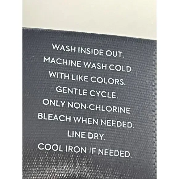 Simply Vera Vera Wang Shirt Womens XL Blue Black Abstract Floral Blouse Top‎ - Picture 7 of 8